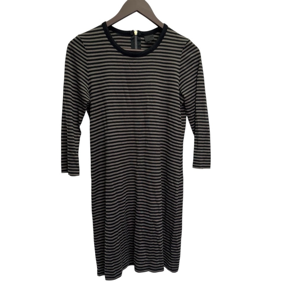 InWear Striped Black and Grey Dress Size S - Picture 2 of 8
